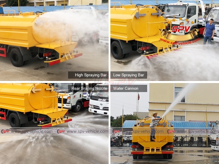 DONGFENG 6,000 Pavement Flushing Truck