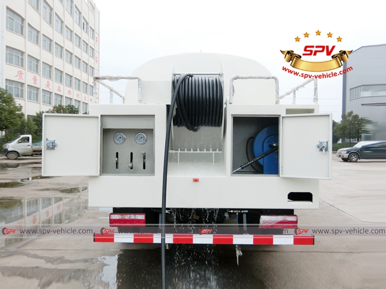 JAC 6,000 Litres Hydro Jetting Truck- Rear