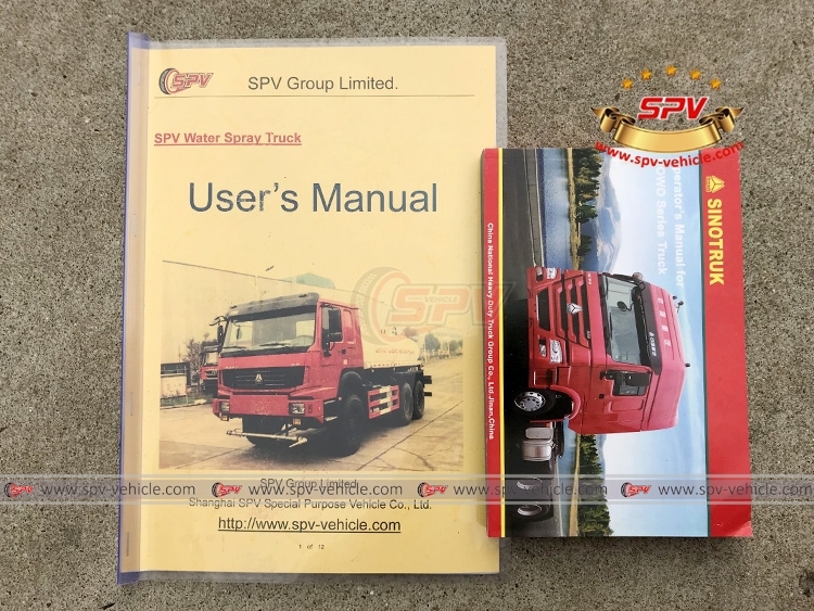 SINOTRUK 10,000L Dust Suppression Truck