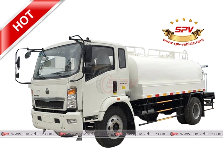 HOWO 6,000 Liter Park Irrigation Truck
