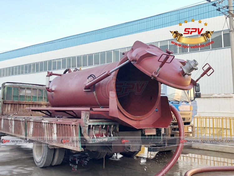 SPV 4,000 Litres Sewage Disposal Tanker Body - Rear Door Opening