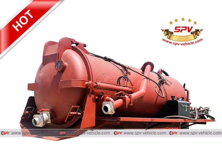 SPV 4,000 Liters Sewer Disposal Tank Body