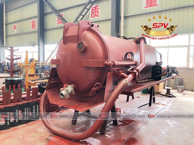 SPV 4,000 Liters Sewer Disposal Tank Body