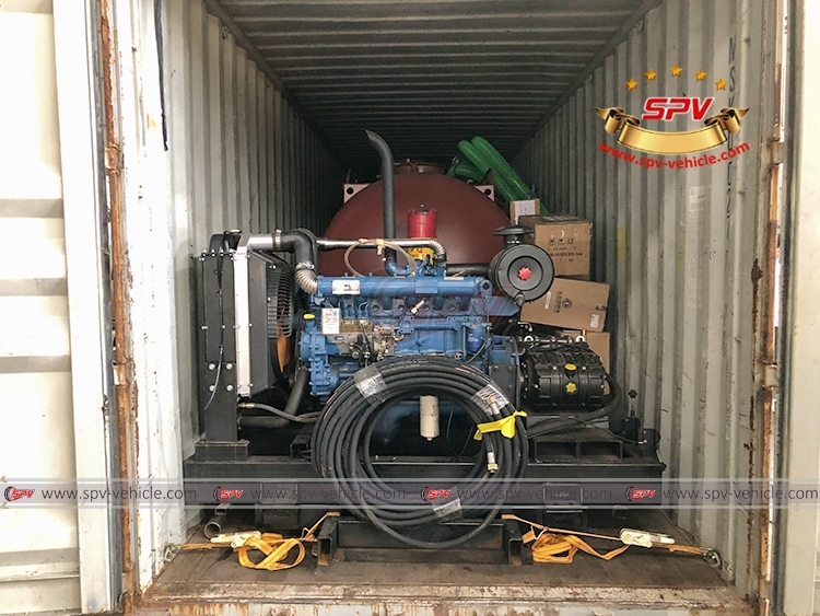 SPV 6,000 Liters Combination jet-vac Tank Body