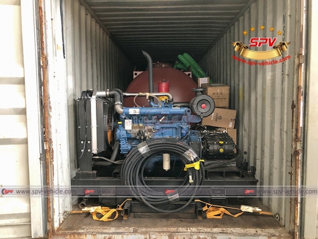 SPV 6,000 Liters Combination jet-vac Tank Body