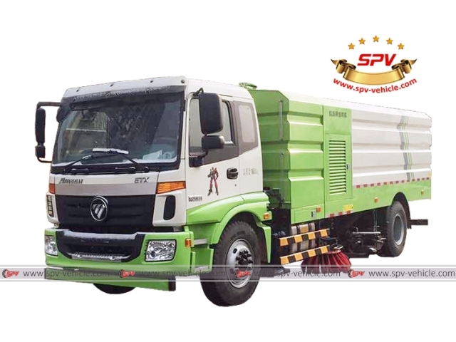 FOTON 11 CBM Road Vacuum and Washing Truck