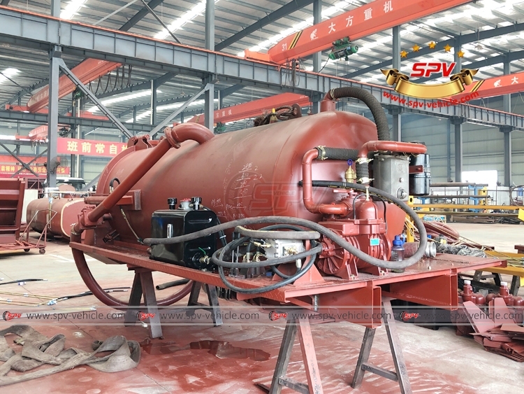 SPV 4,000 Liters Sewer Disposal Tank Body
