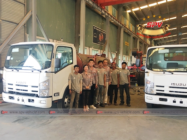SPV 4,000 Liters Sewer Disposal Tank Body