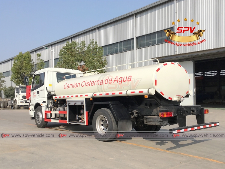 FOTON 10,000 Liters Potable Water Truck - Rear Left