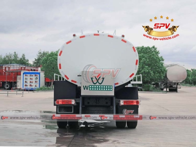 HOWO 15,000L Stainless Steel Water Truck