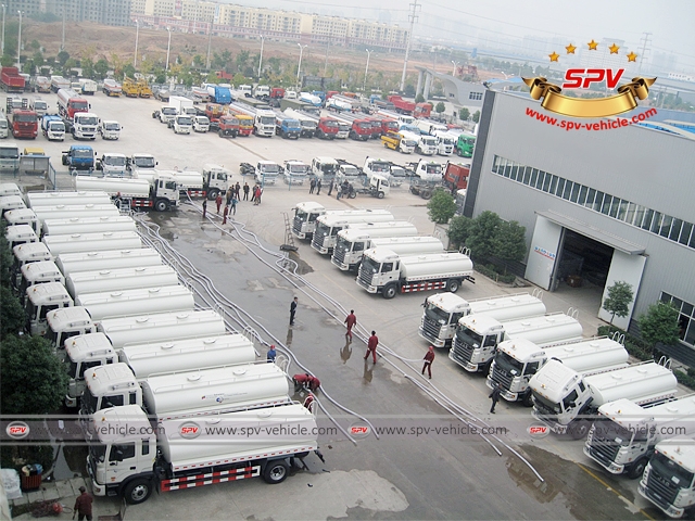Bulk Water Trucks to South America