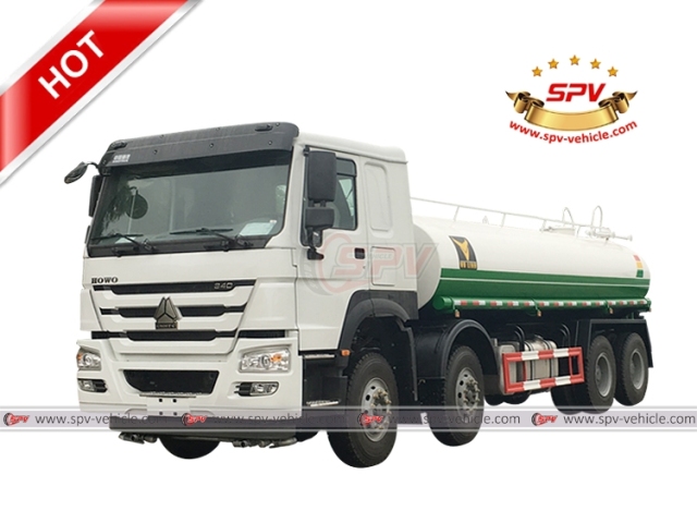 Sinotruk 25,000 L Landscape Watering Truck