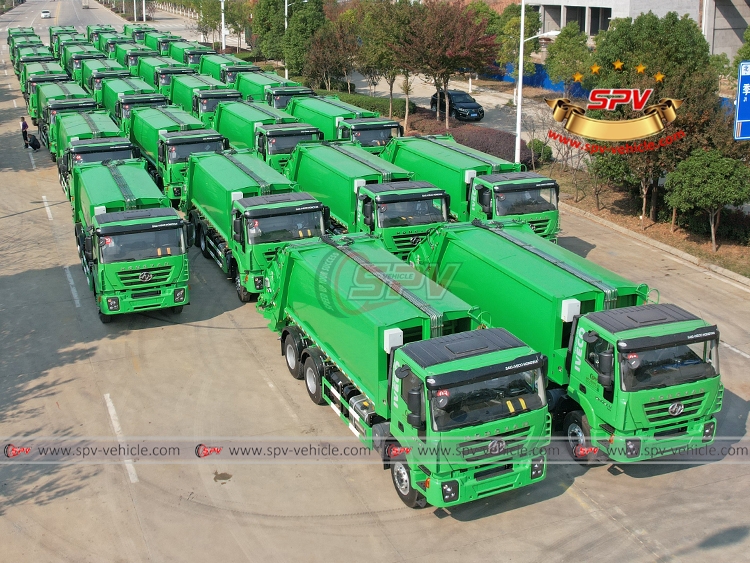 30 Units of 20 CBM Trash Compactor Trucks IVECO to Africa