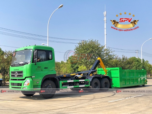 DONGFENG 20 CBM Hook Lift Rubbish Truck
