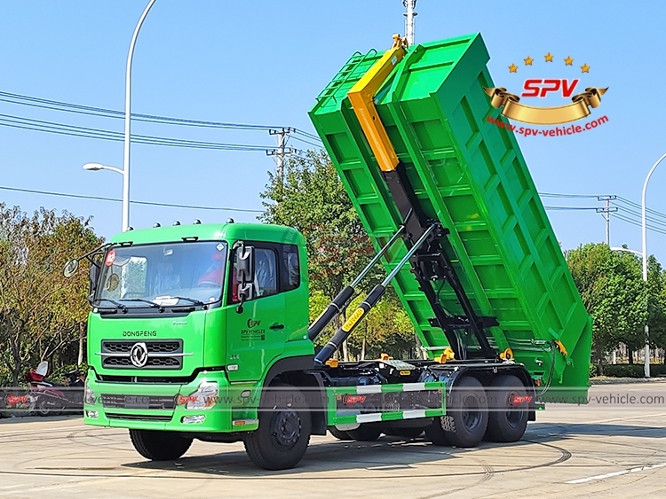DONGFENG 20 CBM Hook Lift Rubbish Truck