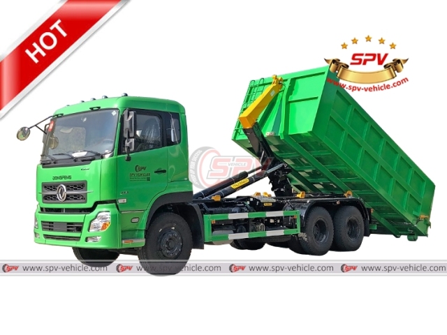 DONGFENG 20 CBM Hook Lift Rubbish Truck