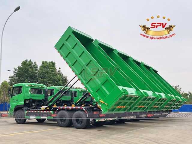 DONGFENG 20 CBM Hook Lift Rubbish Truck