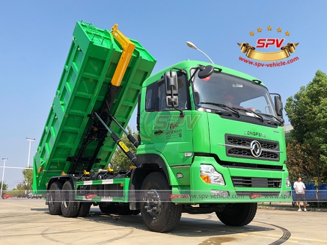 DONGFENG 20 CBM Hook Lift Rubbish Truck