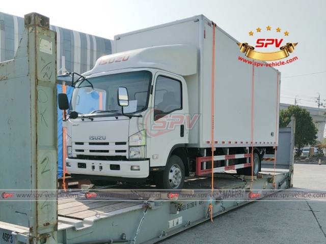 ISUZU 5 Ton Heat Preservation Truck With Tailgate