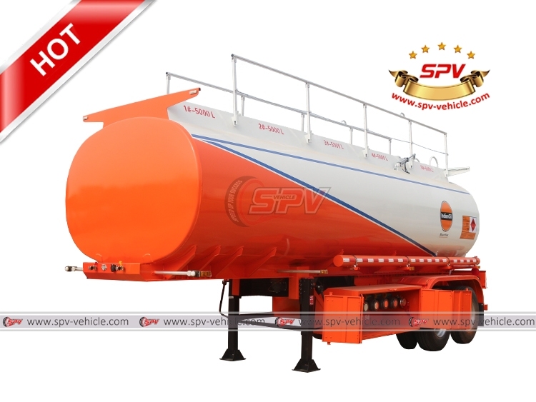 SPV 30,000 Liters Fuel Tank Semi-trailer
