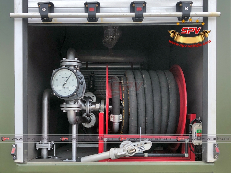 5,000 Litres Helicopter fuel Truck Sinotruk (4x4) - Hose Reel