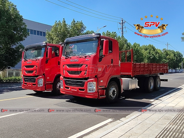 20 Ton Cargo Delivery Truck ISUZU GIGA 6x4 - Front Left