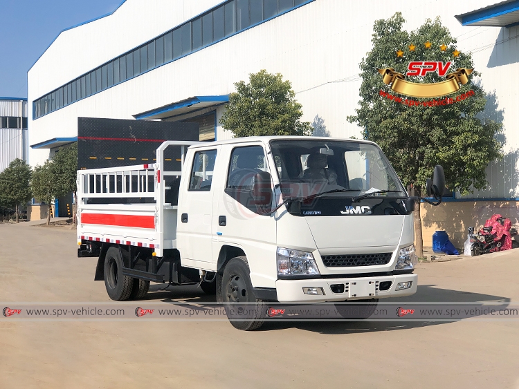 2 Ton Stake Body Cargo Truck JMC - Front Right