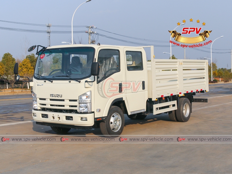 5 Ton High Stake Cargo Logistics Truck ISUZU - Front Left