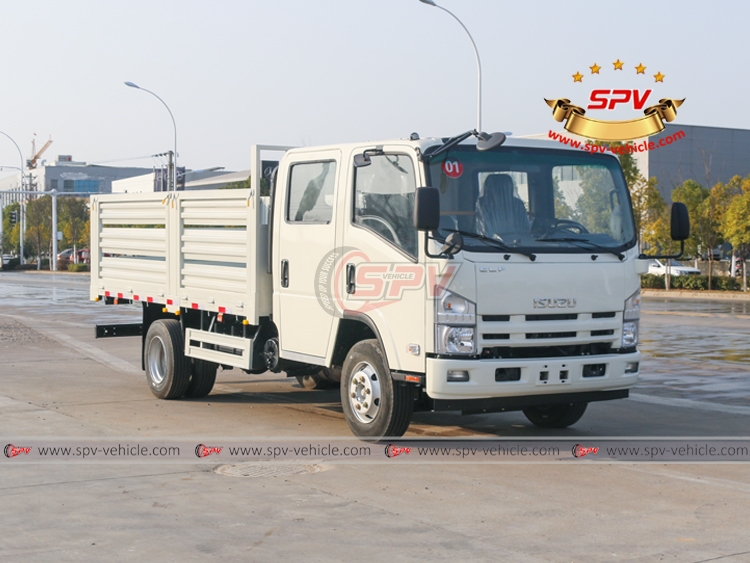 5 Ton Removable Stake Truck ISUZU - Front Right