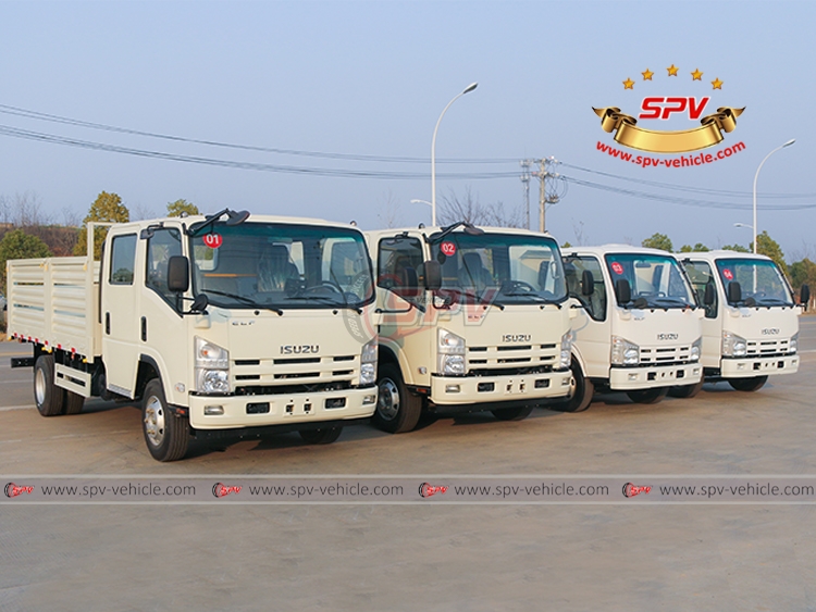 To Sint Maarten - 4 Units of ISUZU Cargo Trucks