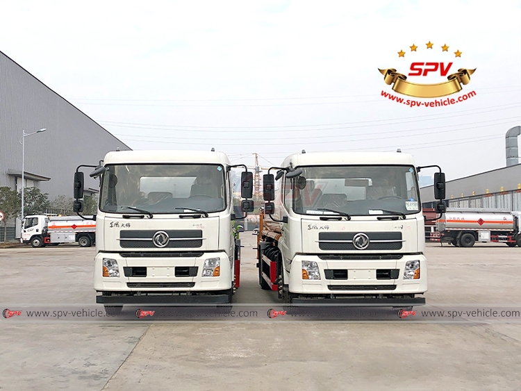 2 Units of Dongfeng Mist Spraying Trucks - Front