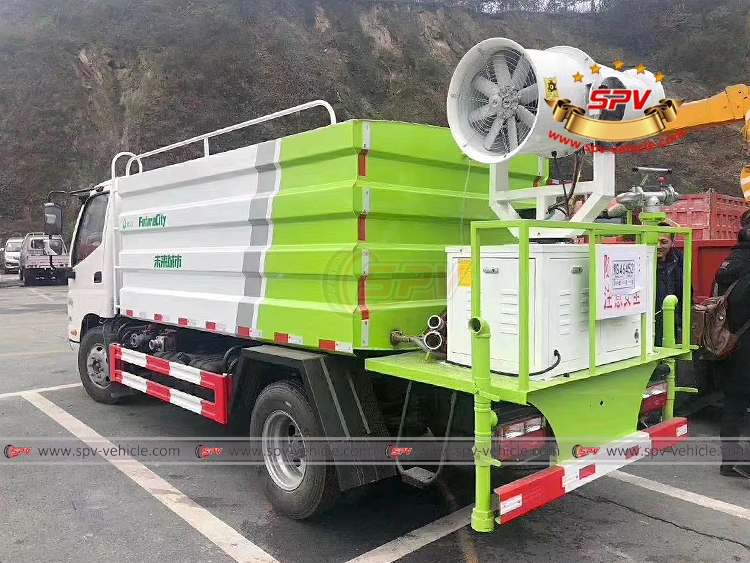 4,000 Liters Disinfection Fogging Vehicle FOTON - Rear Left