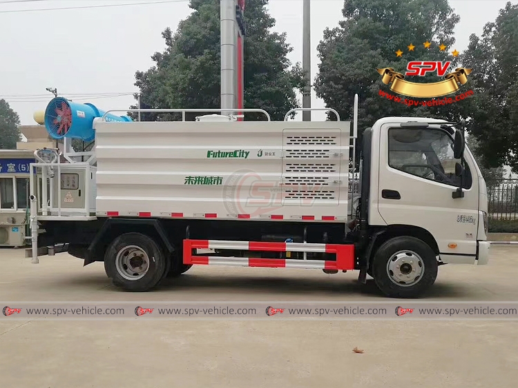4,000 Liters Disinfection Truck FOTON - Right