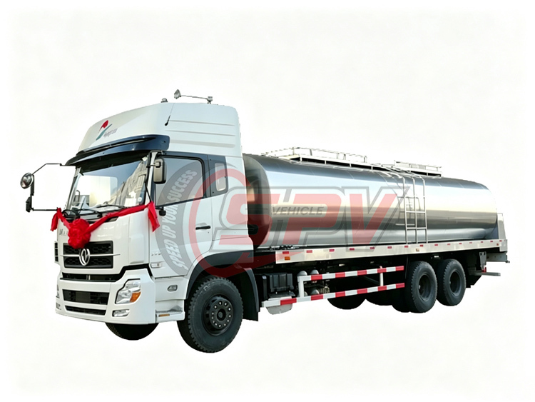 18,000 L Milk Logistics Tank Truck DONGFENG 6x4