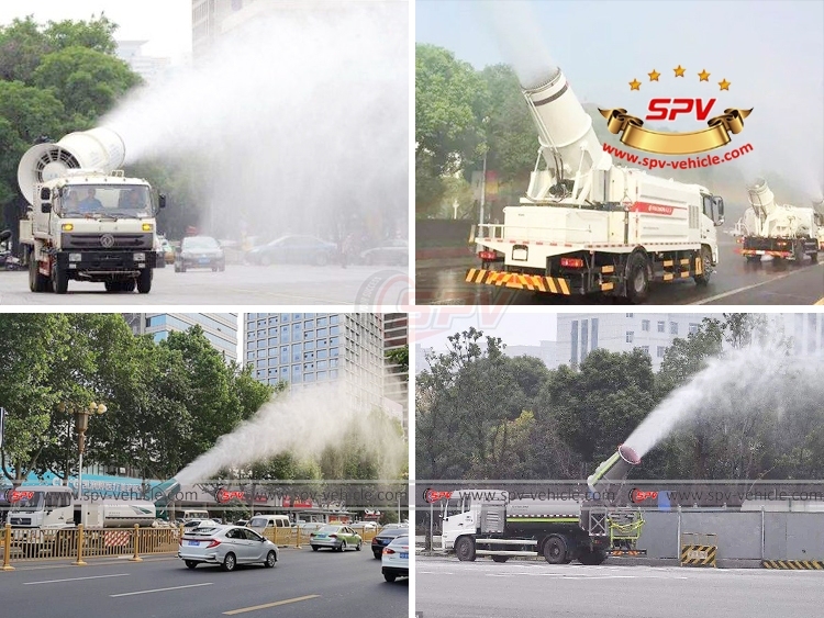 6,000 L Truck With Disinfectant Spray Cannon ISUZU