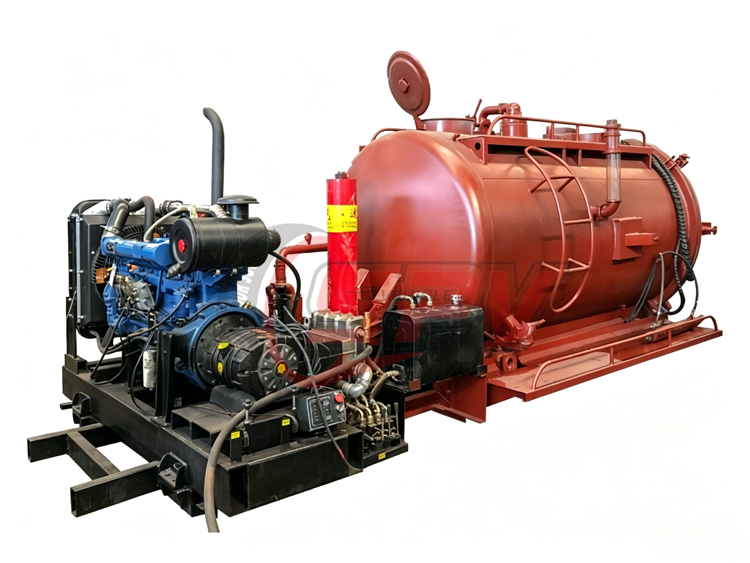 SPV 6,000 Liters Combination jet-vac Tank Body