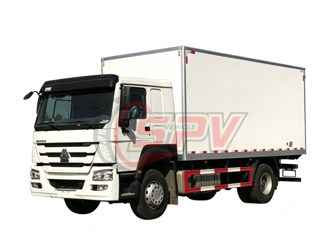10 Tons Isothermal Van Truck Sinotruk