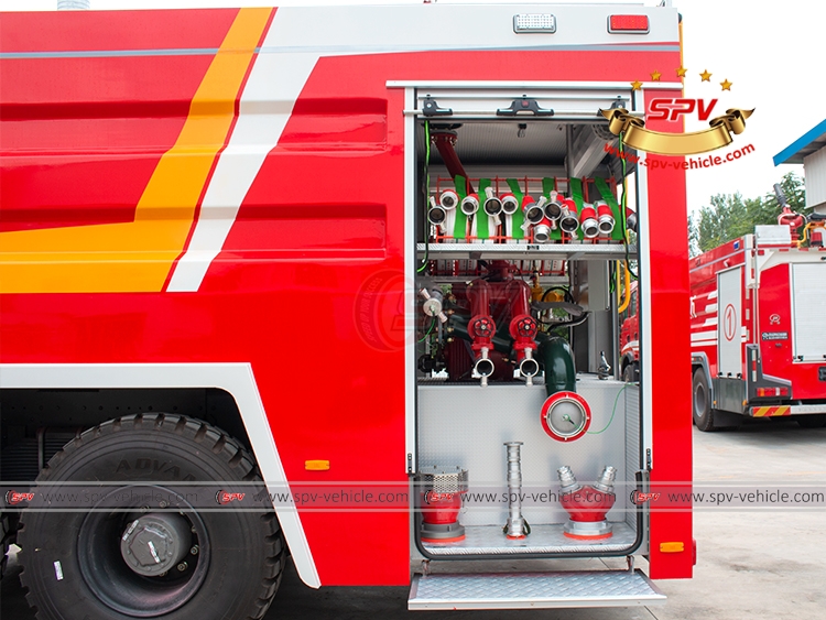 Right Side Fire fighting Tool Kit of Sinotruk Off-road Fire Truck