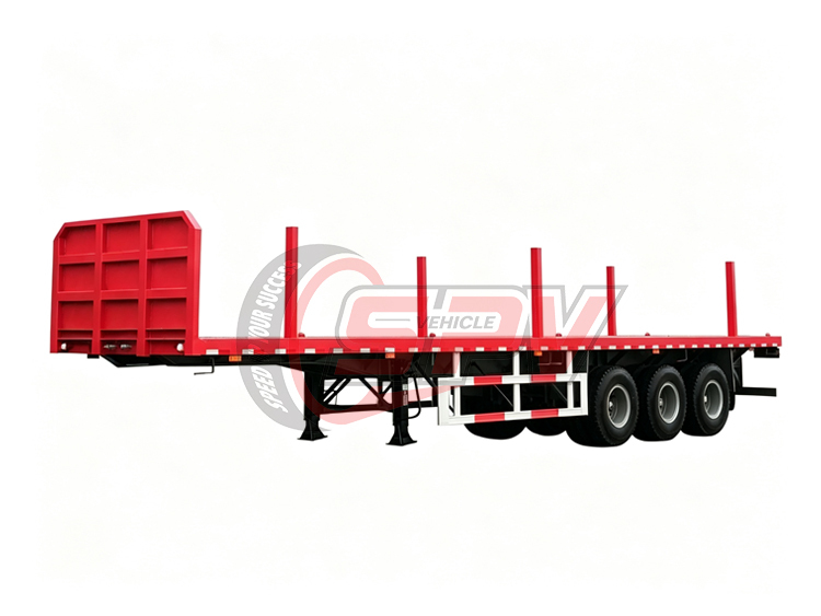 40 Ton Flatbed Semi-trailer with Stake