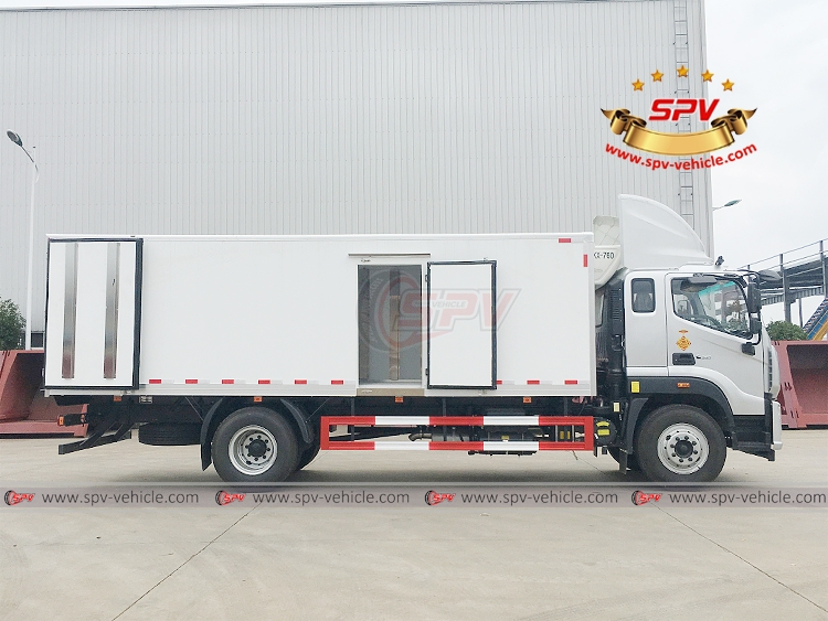 10 Ton Frozen Vaccine Delivery Truck FOTON - Right