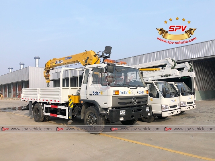 8 Ton Telescopic Crane Cargo Truck DONGFENG