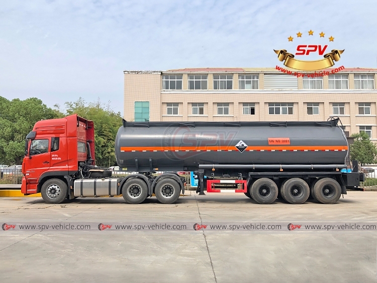 35,000L Nitric Acid Tank Truck Trailer
