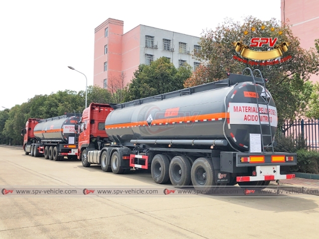 35,000L Nitric Acid Tank Truck Trailer