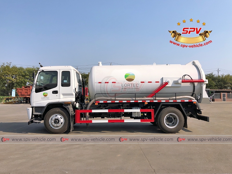 10,000 Litres Sewage Disposal Truck ISUZU - Left