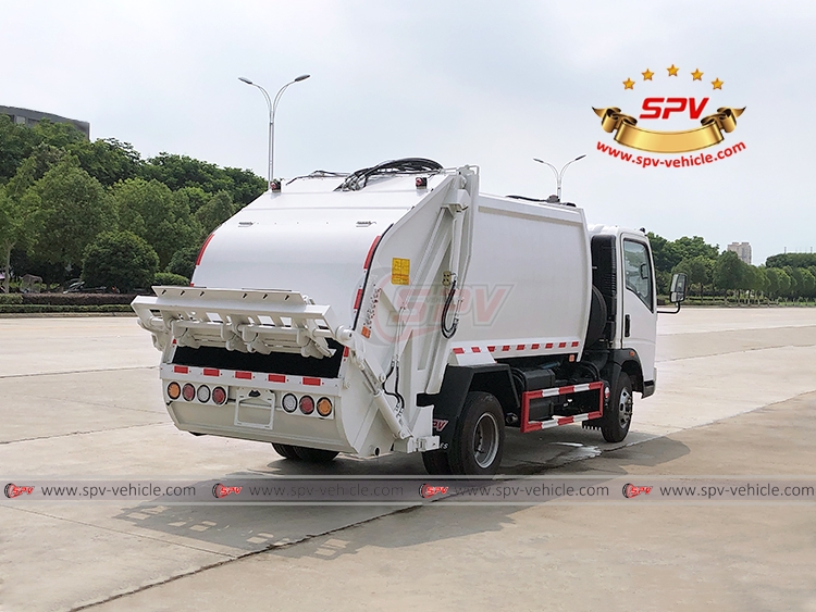 6 CBM Garbage Hauling Truck SINOTRUK - Rear Right