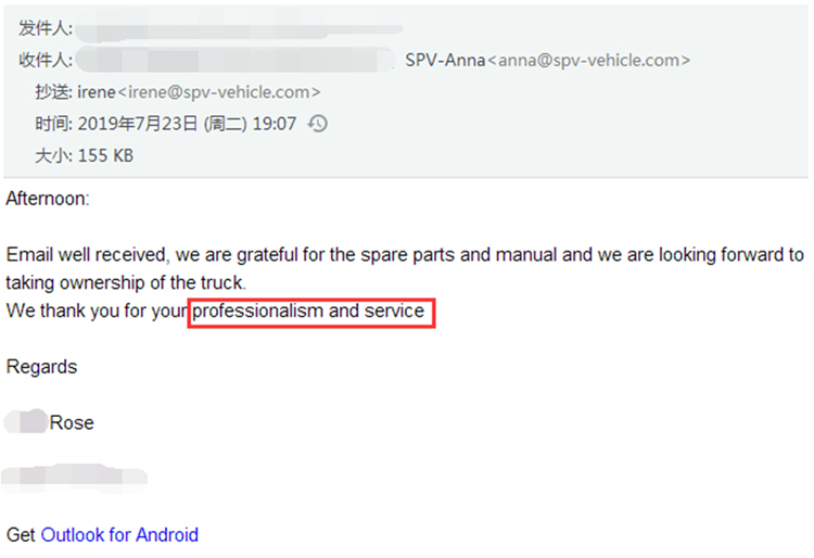 Good Comments from Client for Garbage Compactor Truck SINOTRUK