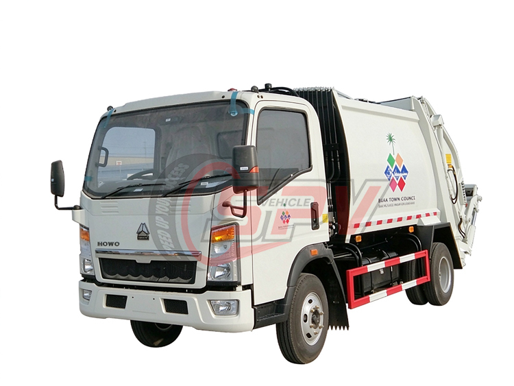 HOWO 6 CBM Garbage Delivery Lorry