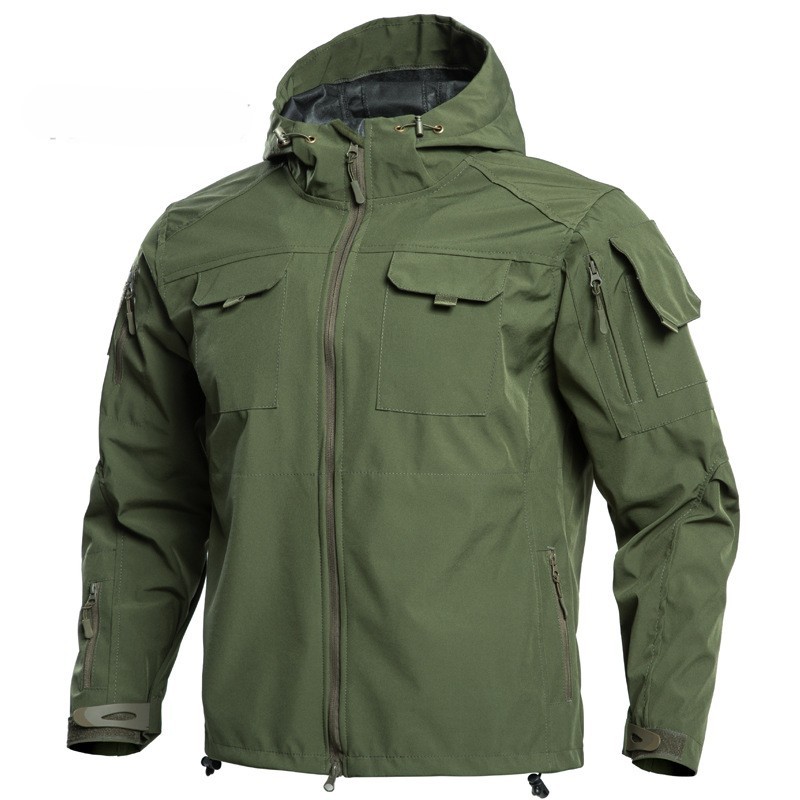Spring Autumn Lightweight Waterproof Softshell Jacket, ODM Service – Custom Size, Logo & Style Available