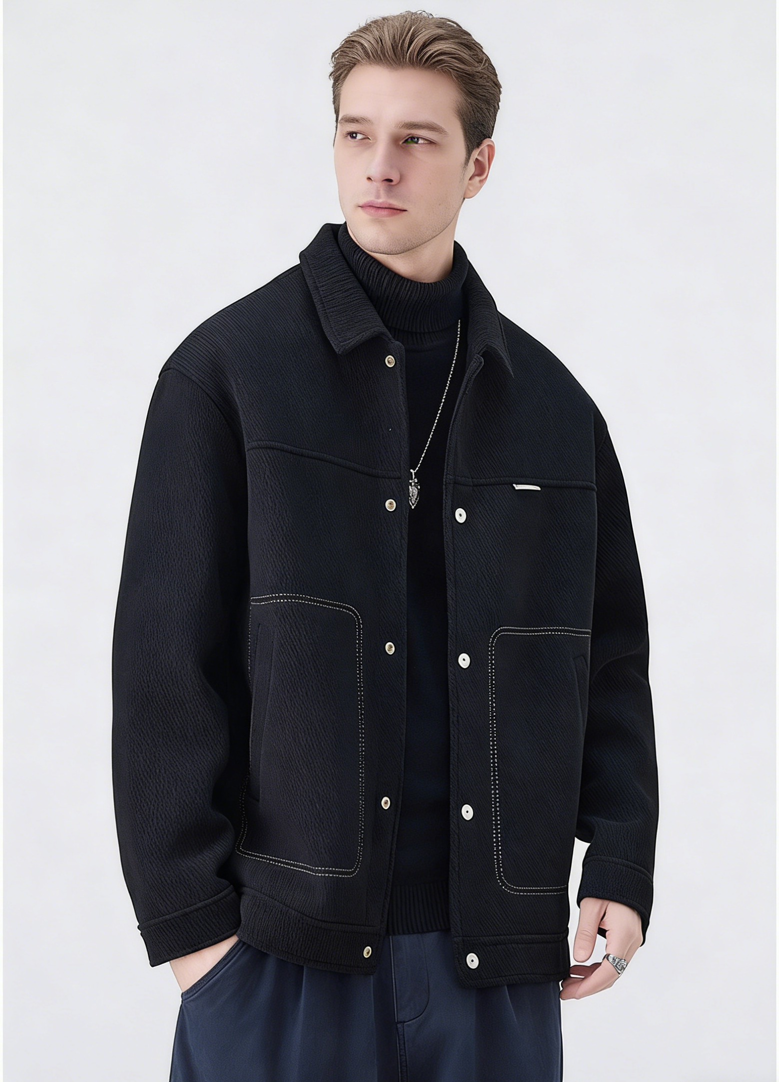 Men's Classic Versatile Down Jacket  ODM Service – Custom Size, Logo & Style Available