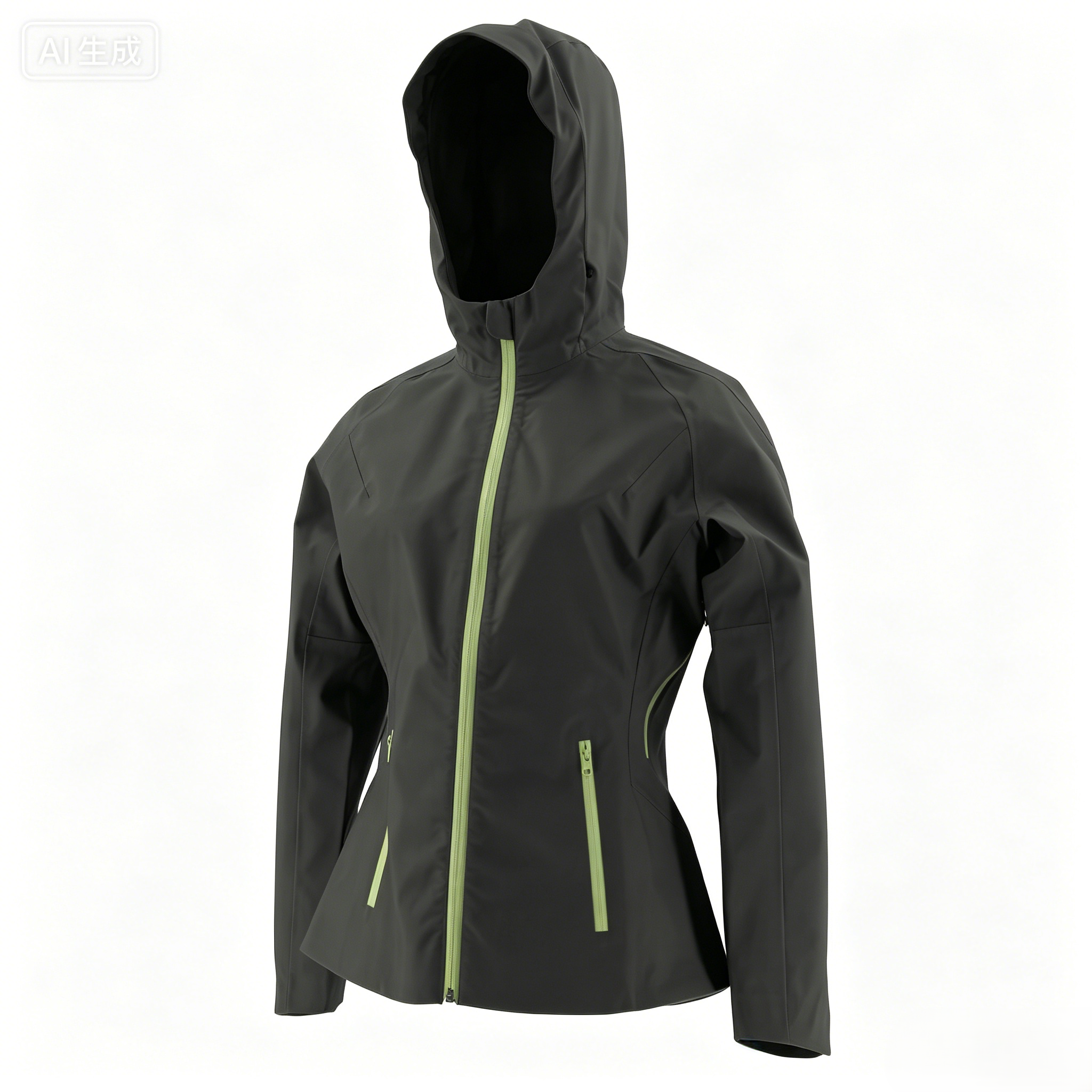 Dark Olive Waterproof Hooded Softshell Jacket  ODM Service – Custom Size, Logo & Style Available